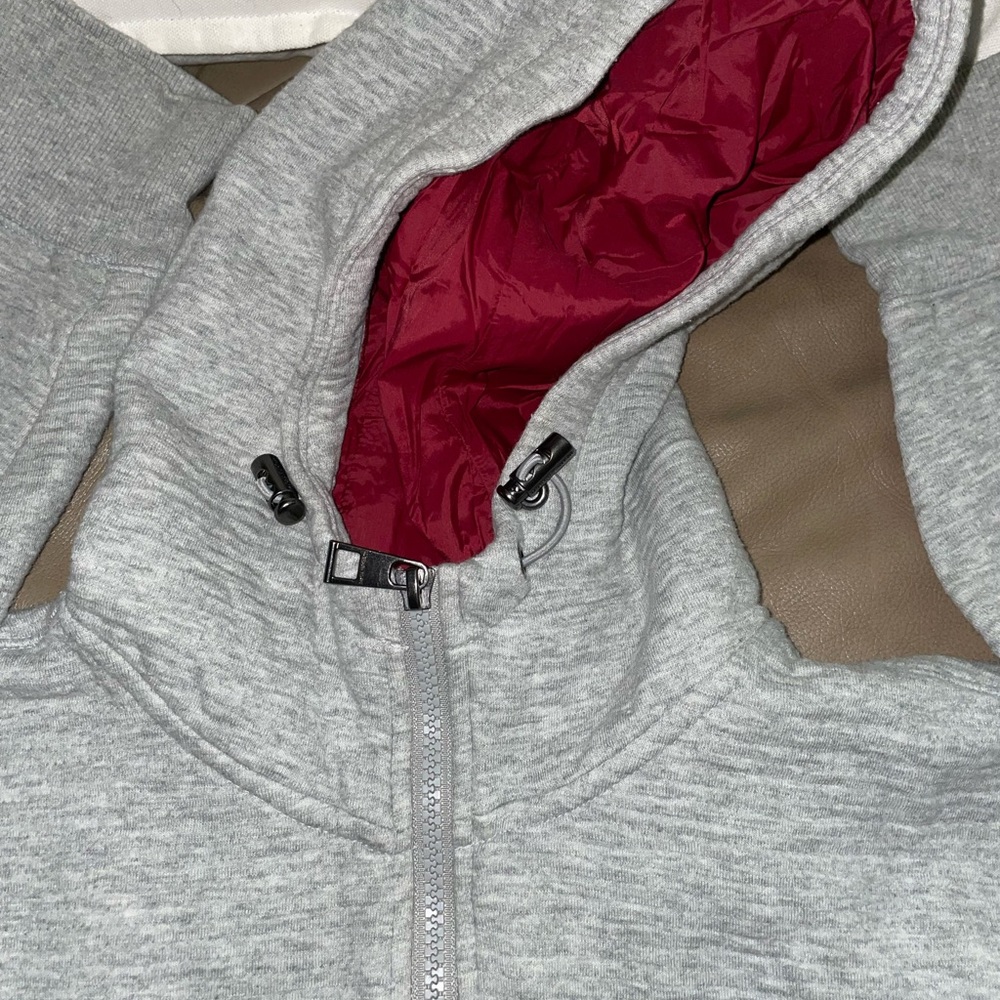 Michael Kors Men Zip-up sweatshirt Hoodie, Gray Size XL - Picture 3 of 5